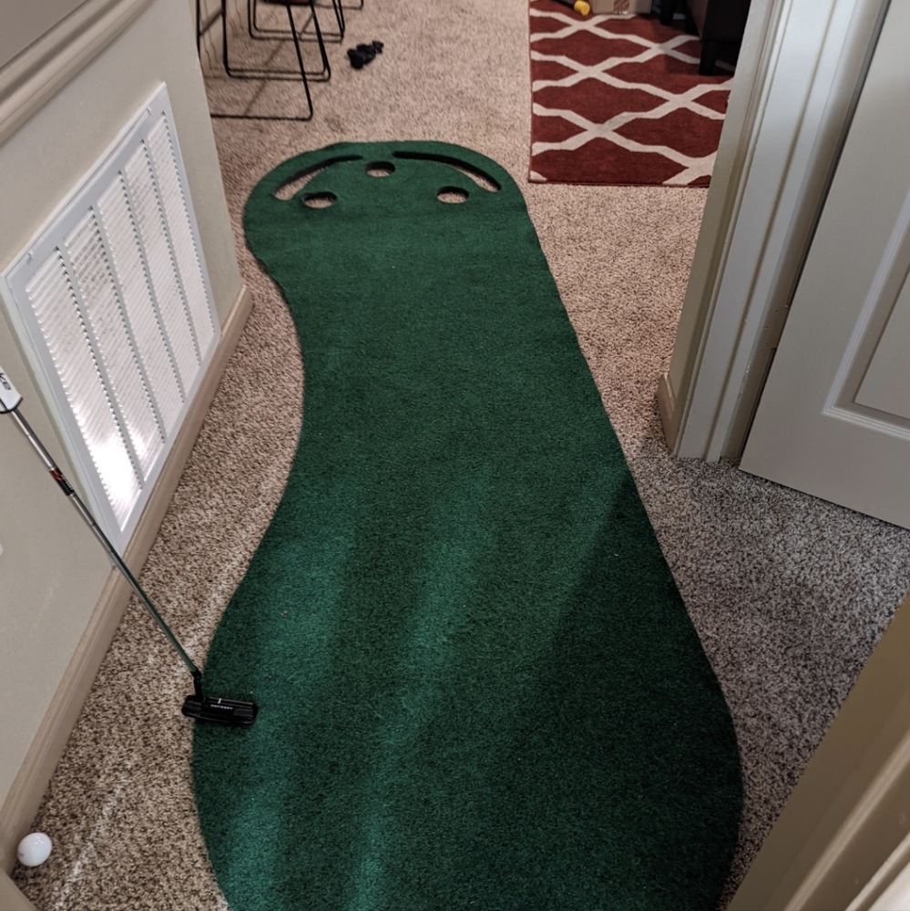 Practice Putting Mat - 3 holes